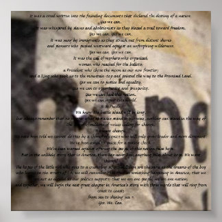 JA, WIR KÖNNEN POSTER