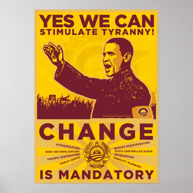 JA, WIR KÖNNEN Tyranny Poster stimulieren (Vorne)