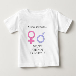 Ja, wir sind Zwillinge Baby T-shirt