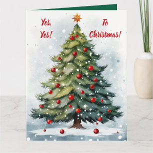 Ja zu Weihnachten! Karte