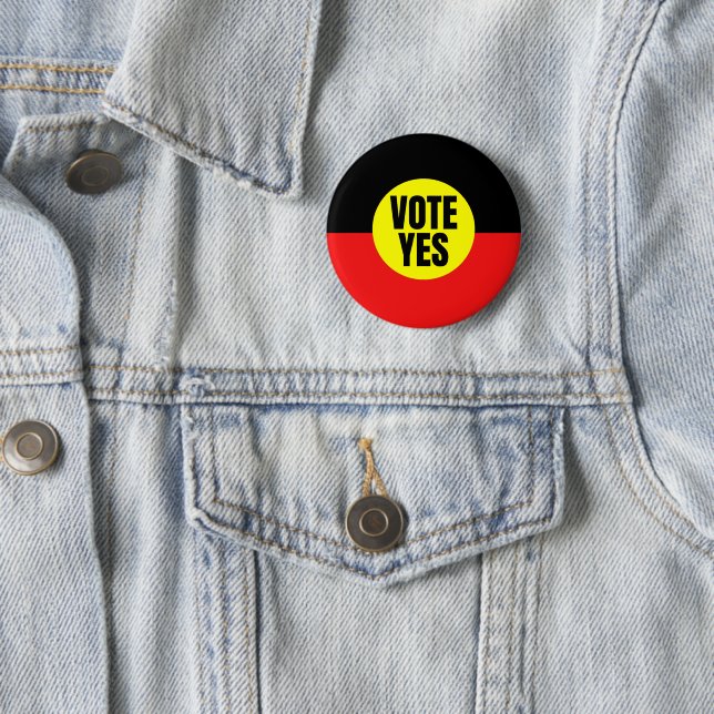 Ja zur Abstimmung im Parlament Button (Beispiel)