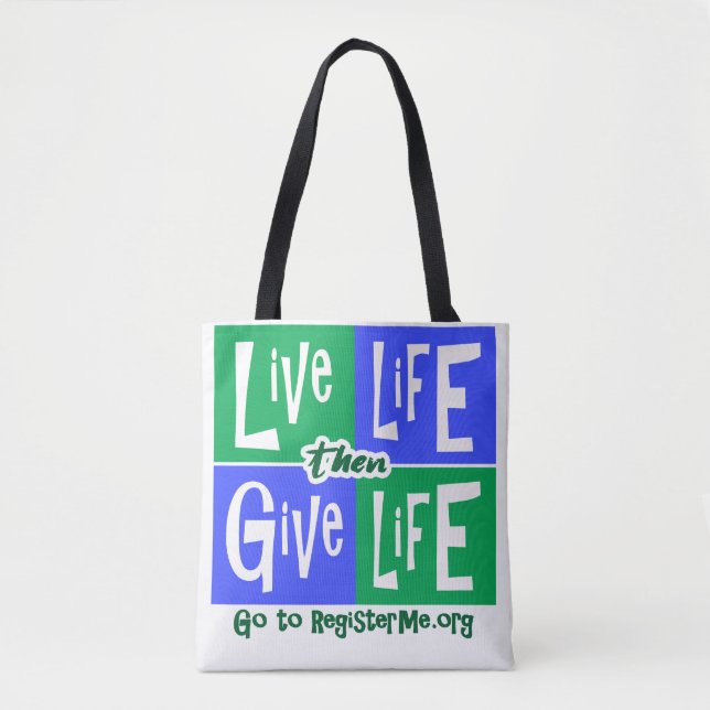 JA zur Organspende Tasche (Vorderseite)