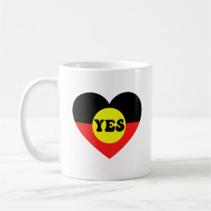 Ja zur Stimme - indigene Stimme Kaffeetasse
