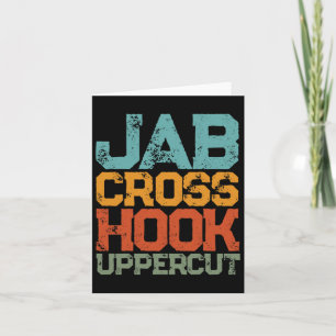 Jab Cross Hook Toppercut Women Shirt Funny Karte