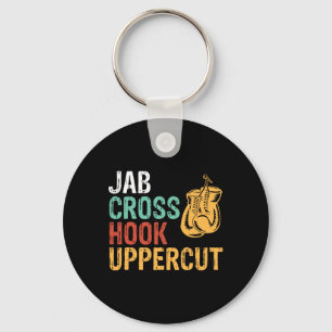 Jab Cross Hook Uppercut Boxer Workout Männer Fraue Schlüsselanhänger