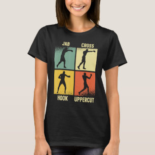 Jab Cross Hook Uppercut Boxinghandschuhe Boxer T-Shirt