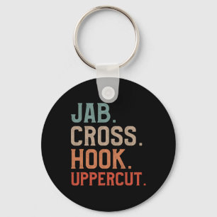 Jab Cross Hook Uppercut Kickboxer Kickboxen  Schlüsselanhänger