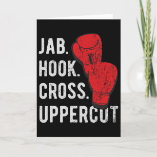 Jab, Hook, Cross, Uppercut - Kickboxen und Boxen Karte
