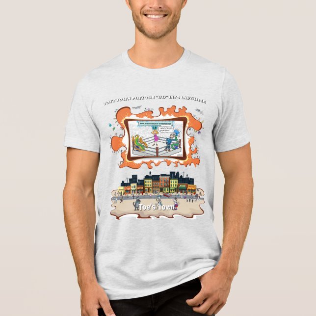 Jab Jab Uppercut | Encouragement Tri-Blend Shirt (Vorderseite)
