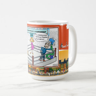 Jab Jab Uppercut Ermutigung Klassiker Kaffeetasse