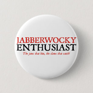 Jabberwocky Enthusiast Button