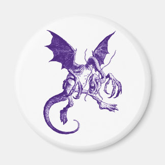 Jabberwocky Lila Magnet