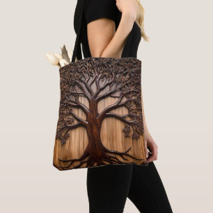 Jacaranda-Baum: Naturkunst in Holz, Tasche