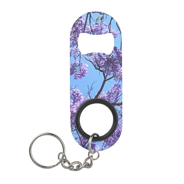Jacaranda Blossoms Mini Flaschenöffner (Vorderseite)