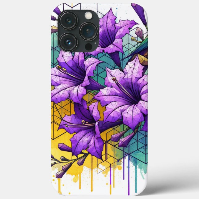 Jacaranda Blume Case-Mate iPhone Hülle (Rückseite)