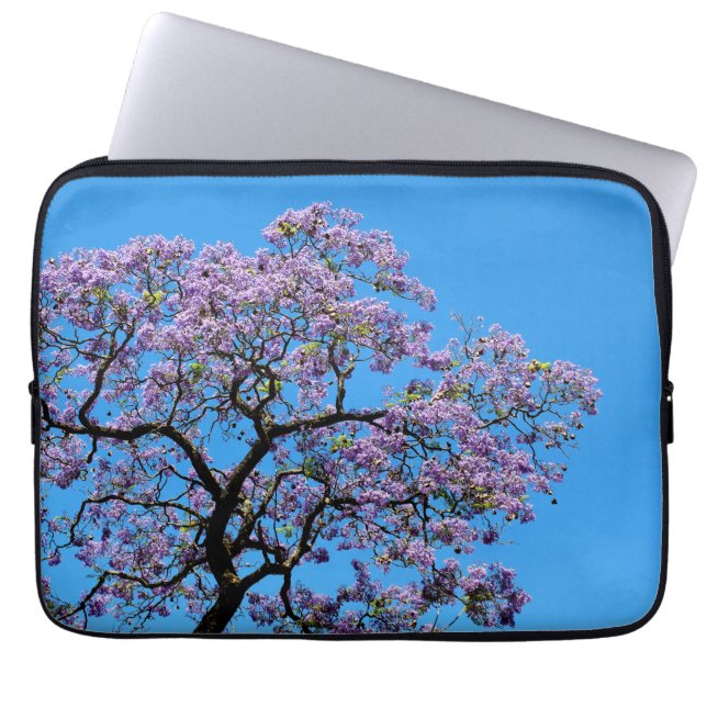 Jacaranda Laptopschutzhülle (Vorderseite)