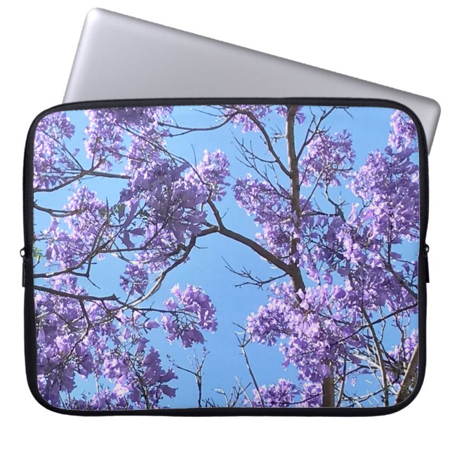 Jacaranda Laptopschutzhülle (Vorderseite)