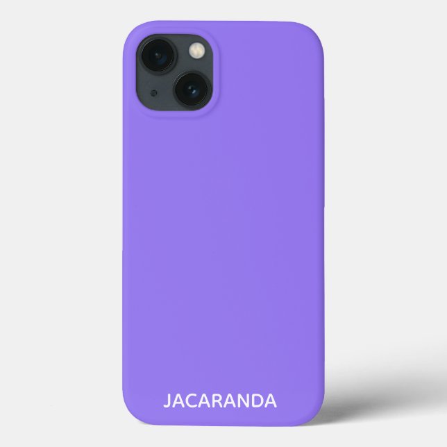 Jacaranda lila Farbname Case-Mate iPhone Gehäuse Hülle (Rückseite)