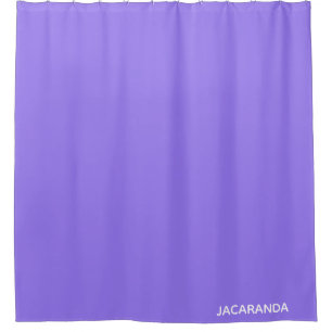 Jacaranda lila Farbname Duschvorhang