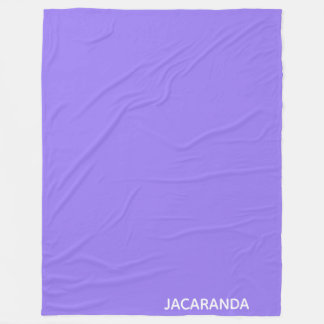 Jacaranda lila Farbname Fleecedecke