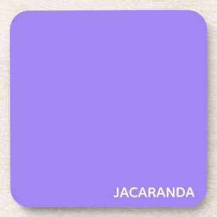 Jacaranda lila Farbname Getränkeuntersetzer