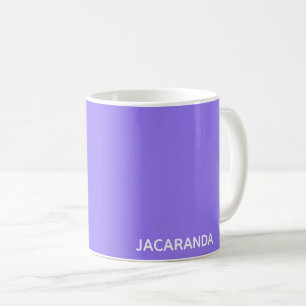 Jacaranda lila Farbname Kaffeetasse