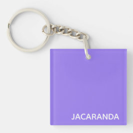 Jacaranda lila Farbname Schlüsselanhänger