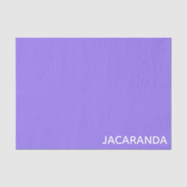 Jacaranda lila Farbname Seidenpapier