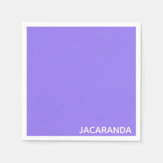 Jacaranda lila Farbname Serviette