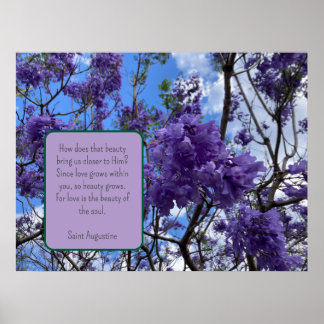 Jacaranda Lila Poster