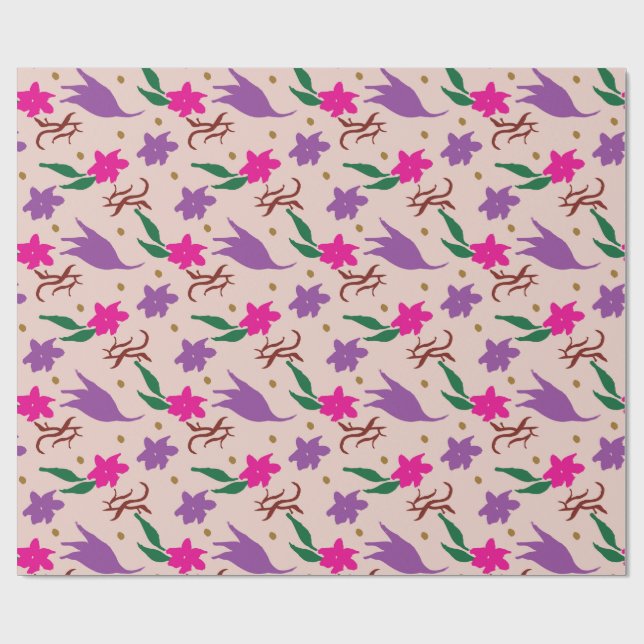 Jacaranda-Saison-Geschenkpapier Geschenkpapier (Flach)