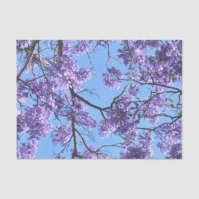 Jacaranda Seidenpapier (Vorderseite)