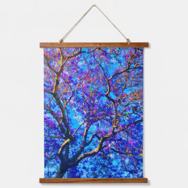 Jacaranda Tapestry Wandteppich Mit Holzrahmen