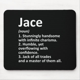 Jace Definition Personalisierter Name Lustiger Geb Mousepad