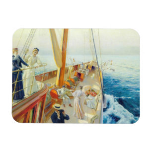 Jacht im Mittelmeer Magnet