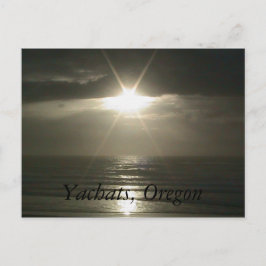 Jachten, Oregon Postkarte