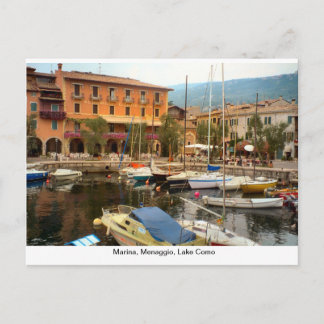 Jachthafen, Menaggio, Comer See Postkarte