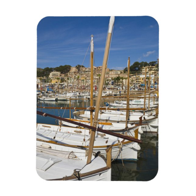 Jachthafen, Port de Soller, Westküste, Mallorca Magnet (Vertikal)
