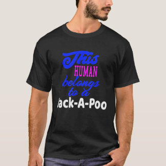 Jack A Poo Hundeshirt Poodle Jack Russell Terrier T-Shirt