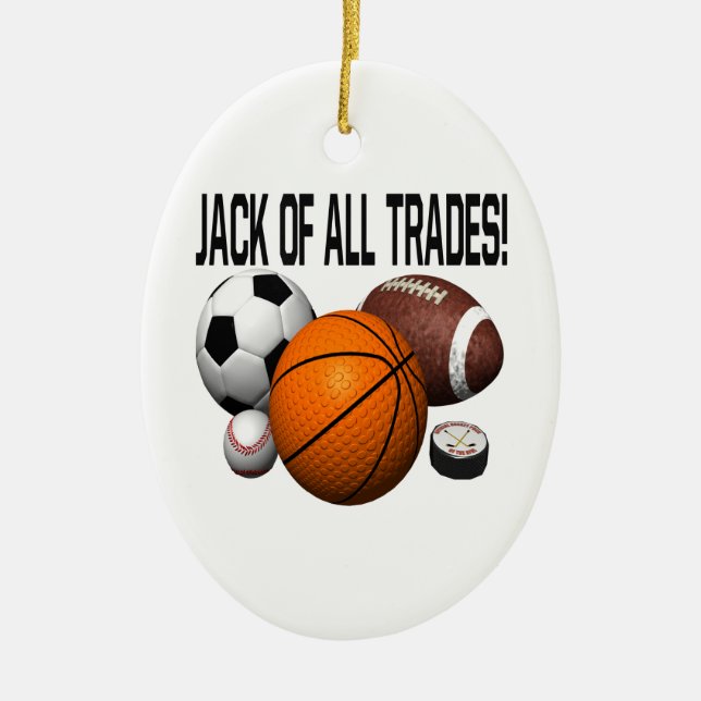 Jack aller Berufe Keramikornament (Vorne)