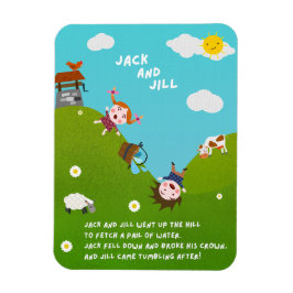 Jack and Jill Kinderreim-Magnet Magnet