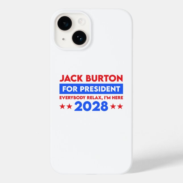 Jack Burton für Präsident 2028 Case-Mate iPhone 14 Hülle (Rückseite)