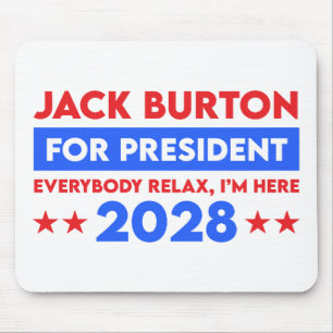 Jack Burton für Präsident 2028 Mousepad