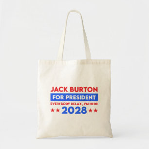 Jack Burton für Präsident 2028 Tragetasche