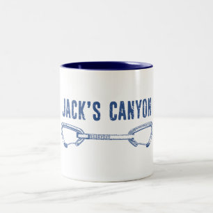 Jack Canyon Arizona Klettersteig Schnellzug Zweifarbige Tasse