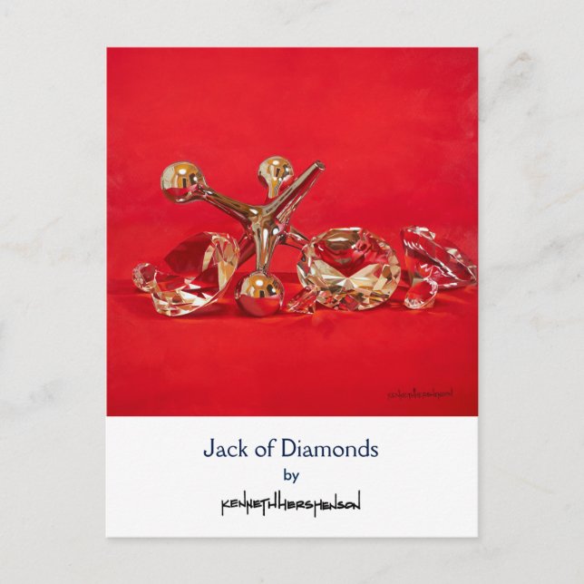 Jack de diamants, carte postale (Devant)