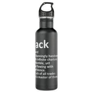 JACK Definition Personalized Name Funny Birthday G Edelstahlflasche