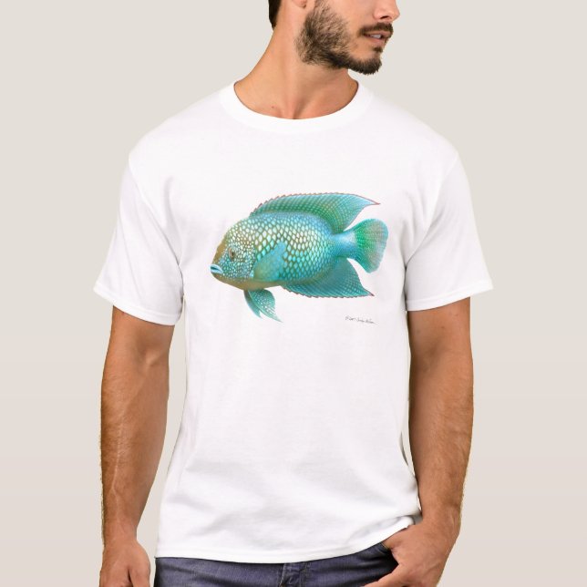 Jack Dempsey Cichlid-T-Shirt T-Shirt (Vorderseite)
