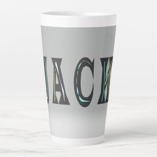 Jack, der Mann ist zurück Milchtasse (Vorderseite)