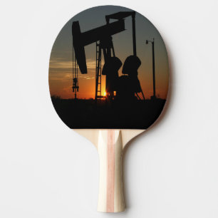 Jack der Ölpumpe am Sunset Ping Pong Paddel Tischtennis Schläger